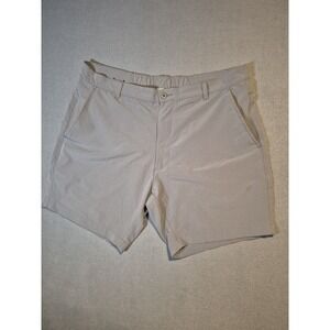 FootJoy Performance Lightweight Golf Shorts Men's Size W38 Gray Flat Front Solid